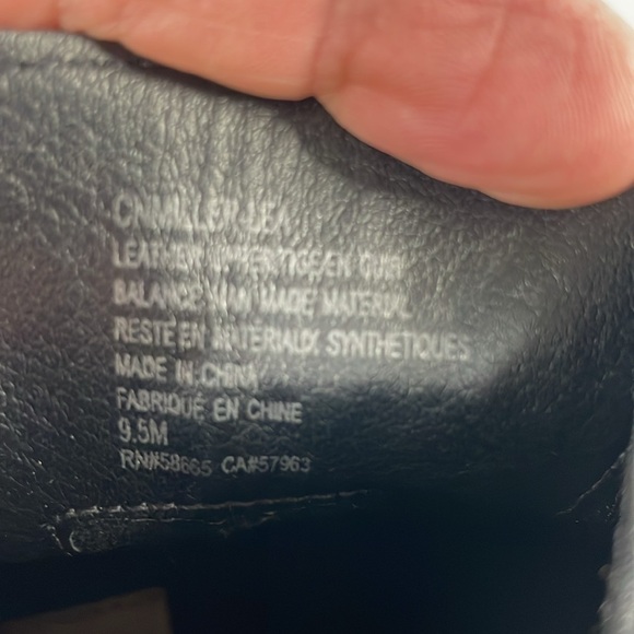 Caslon Black Leather Miller Water Resistant Chunky Sole Chelsea Boots - Picture 8 of 12